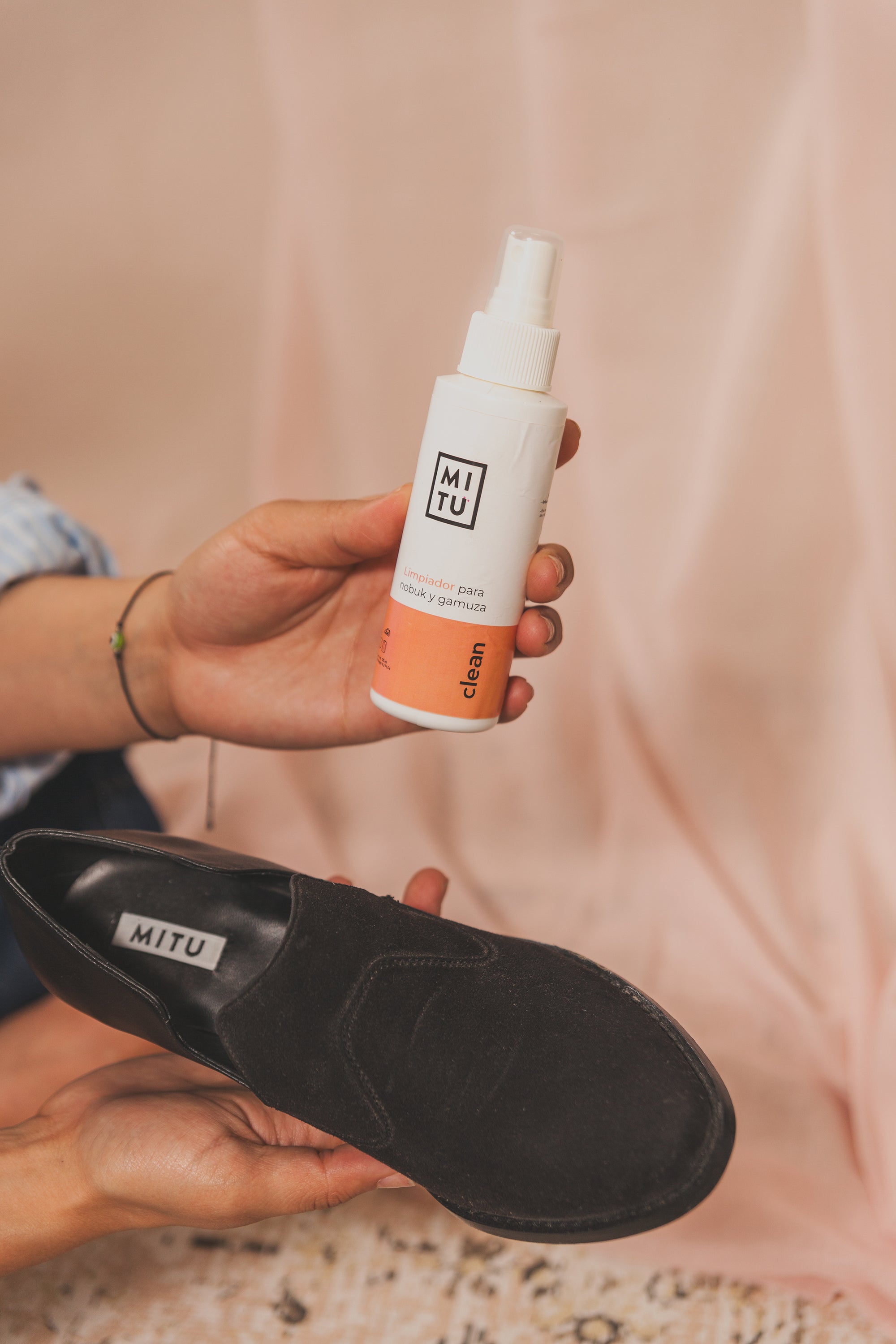 Limpiador para gamuza y nobuk