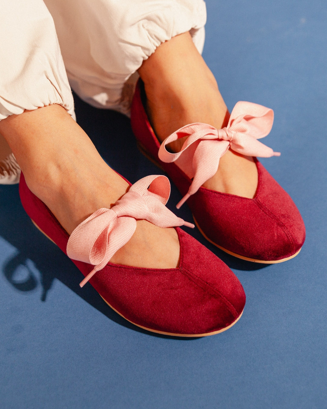 Flats de piel para mujer