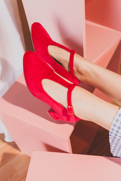 Nuevo - Miranda Rojo Terciopelo