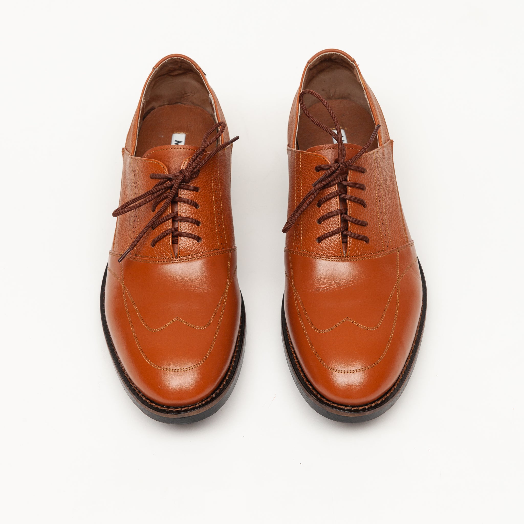 Color Miel Zapatos Con Piel Mule Piel Miel Punta Cafe – Calzado Xicarú