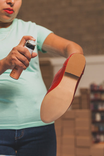 Abrillantador para piel y textil