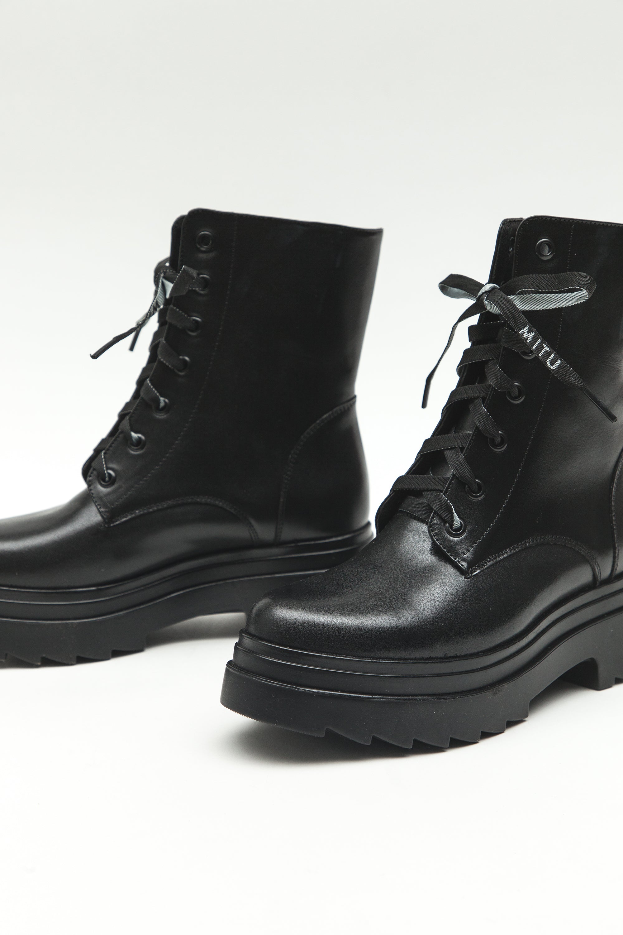 Calzado Botas Altas Tipo Militar Mujer Zapato Botas Altas